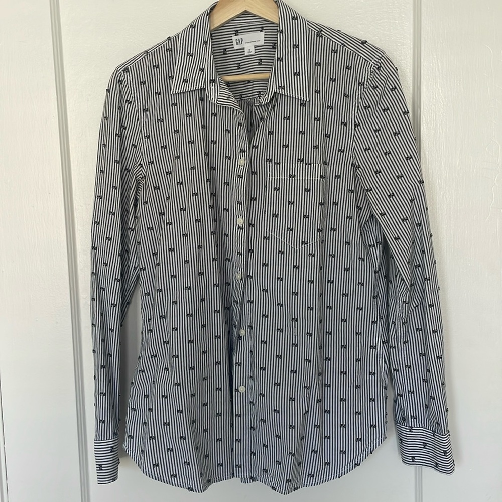 Striped Button Down Shirt
